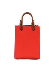 FURLA VARSITY STYLE Borsa verticale in pelle con tracolla spritz+greige - Borse Donna - 4