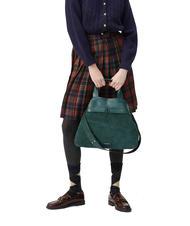 GIANNI CHIARINI DUNA Borsa a mano in pelle con tracolla deep green - Borse Donna - 4