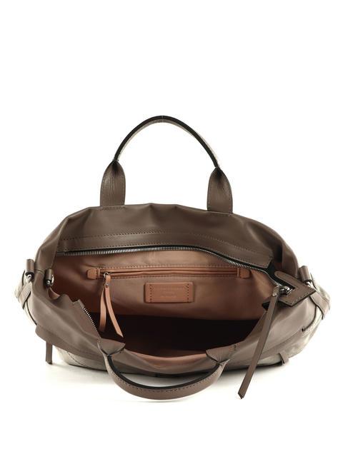 DUNA Borsa a mano in pelle con tracolla light grey - Borse Donna