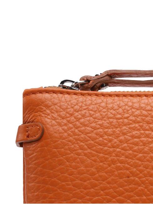HERMY Pochette in pelle martellata juice-nature - Borse Donna