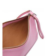 GIANNI CHIARINI HERMY Pochette in pelle martellata rosa-nature - Borse Donna - 4