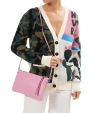 GIANNI CHIARINI HERMY Pochette in pelle martellata rosa-nature - Borse Donna - 5