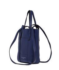 GIANNI CHIARINI SUPERLIGHT Borsa pelle martellata doppi manici galaxy blue-t.moro - Borse Donna - 2