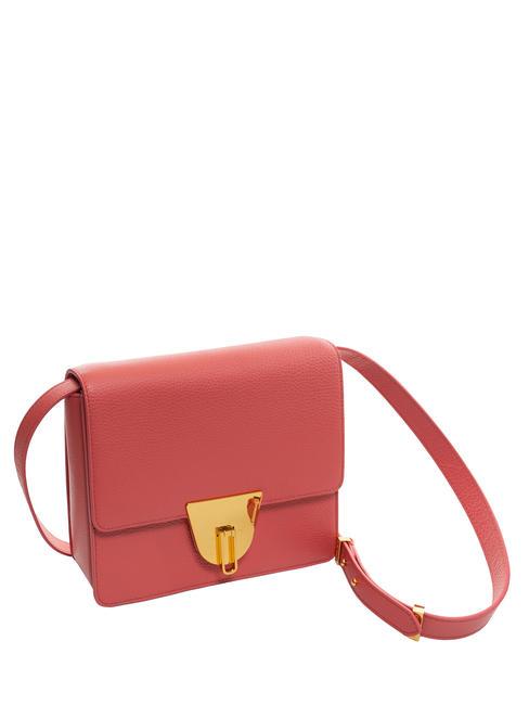NICO Borsa a tracolla piccola in pelle cranberry - Borse Donna