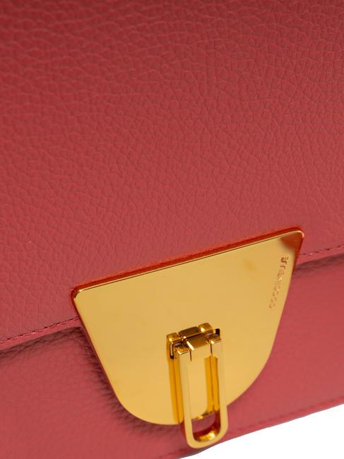 NICO Borsa a tracolla piccola in pelle cranberry - Borse Donna