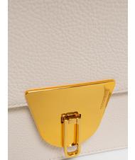 COCCINELLE NICO Borsa a tracolla piccola in pelle coconut milk - Borse Donna - 3