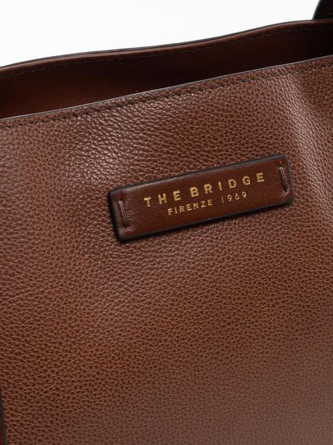 CARLOTTA Borsa shopping a spalla in pelle MARRONE - Borse Donna