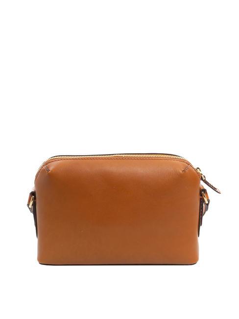 CECILIA Borsa camera case in pelle a tracolla cognac/oro - Borse Donna