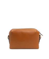 THE BRIDGE CECILIA Borsa camera case in pelle a tracolla cognac/oro - Borse Donna - 4