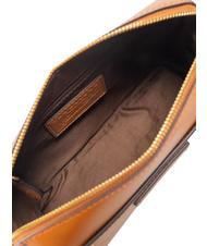 THE BRIDGE CECILIA Borsa camera case in pelle a tracolla cognac/oro - Borse Donna - 5