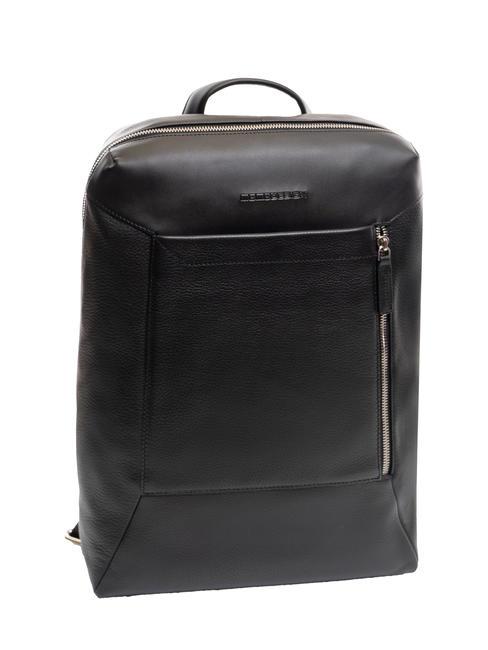 SQUARED Zaino in pelle porta pc 15" black - Zaini da lavoro porta PC