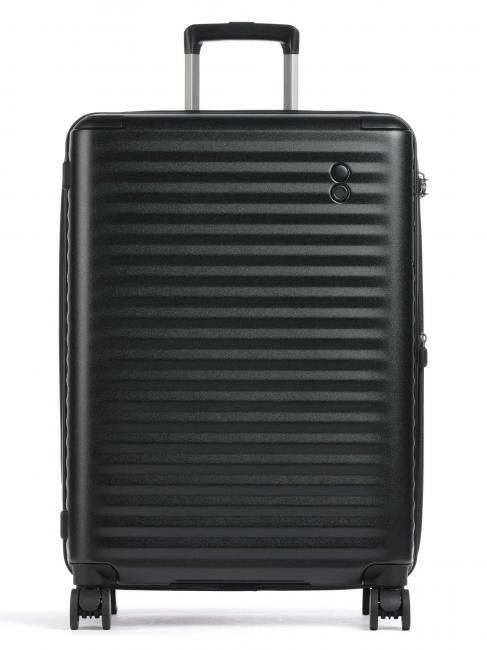 CELESTRA BLX Set 3 trolley:cabin, medio e grande espandibili con sistema bloccante black - Set Trolley