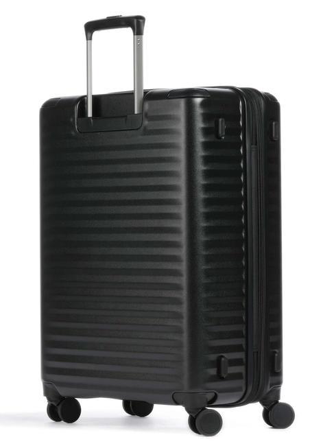 CELESTRA BLX Set 3 trolley:cabin, medio e grande espandibili con sistema bloccante black - Set Trolley