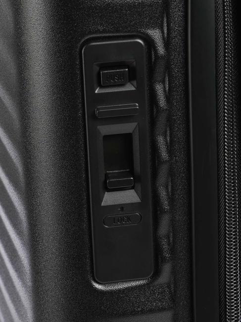 CELESTRA BLX Set 3 trolley:cabin, medio e grande espandibili con sistema bloccante black - Set Trolley