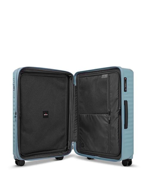CELESTRA BLX Set 3 trolley:cabin, medio e grande espandibili con sistema bloccante slate blue - Set Trolley