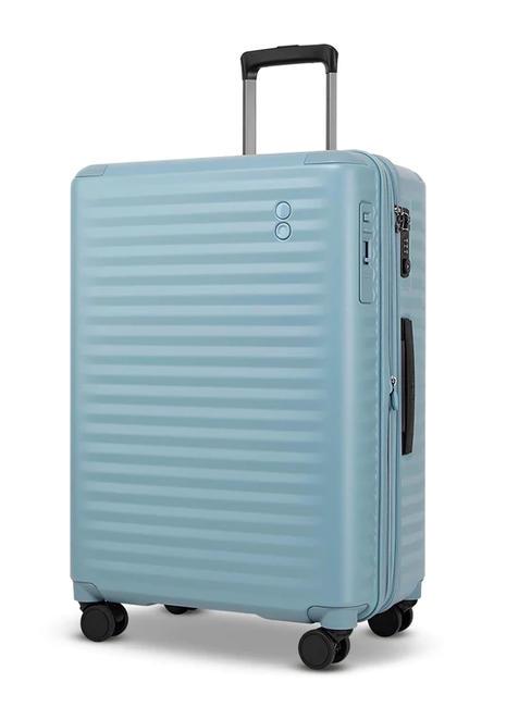 CELESTRA BLX Set 3 trolley:cabin, medio e grande espandibili con sistema bloccante slate blue - Set Trolley