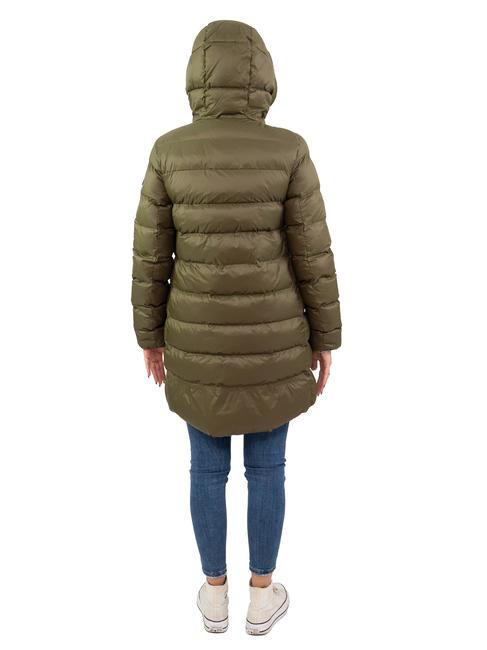 CHALA NY Piumino lungo oliva cupo - Piumini Donna