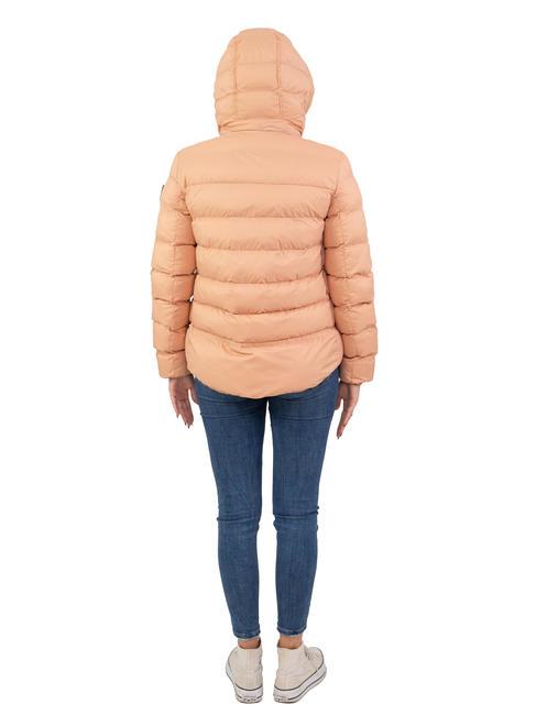 NISTON NY Piumino corto con cappuccio marrone bombay - Piumini Donna