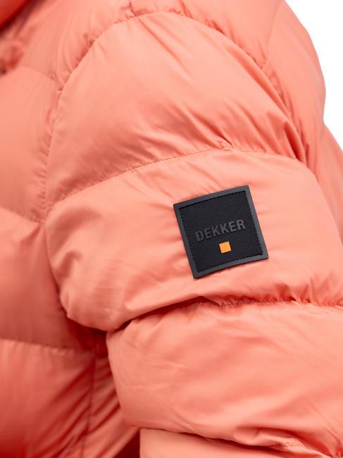 NISTON NY Piumino corto con cappuccio terra di siena - Piumini Donna