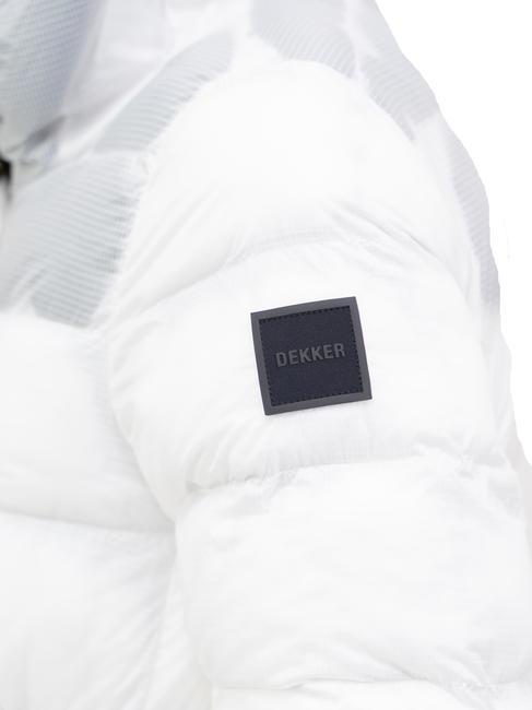 STAND RT Piumino lungo con imbottitura colorata bianco - Piumini Donna