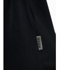 ASPESI BASIC FLOCK T-shirt in cotone con logo black - T-shirt Uomo - 4
