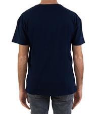 ASPESI BASIC FLOCK T-shirt in cotone con logo navy - T-shirt Uomo - 3