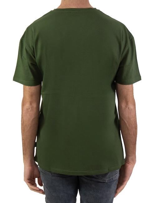 BASIC FLOCK T-shirt in cotone con logo military - T-shirt Uomo
