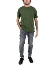ASPESI BASIC FLOCK T-shirt in cotone con logo military - T-shirt Uomo - 5