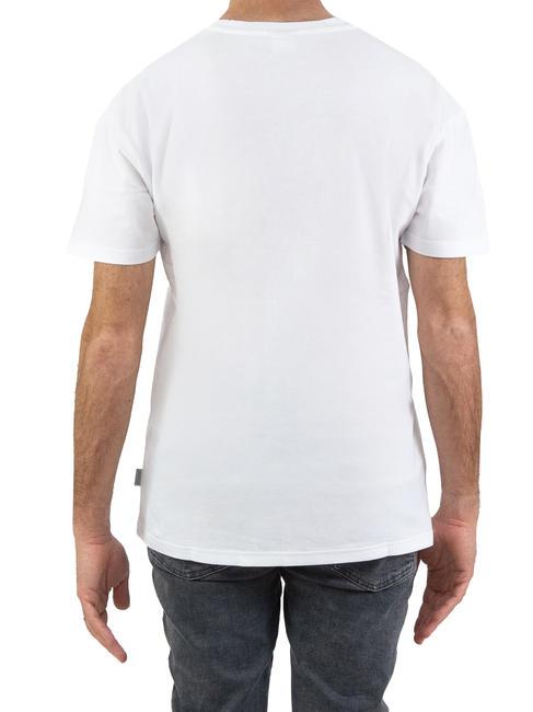 BASIC FLOCK T-shirt in cotone con logo white - T-shirt Uomo