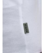 ASPESI BASIC FLOCK T-shirt in cotone con logo white - T-shirt Uomo - 4