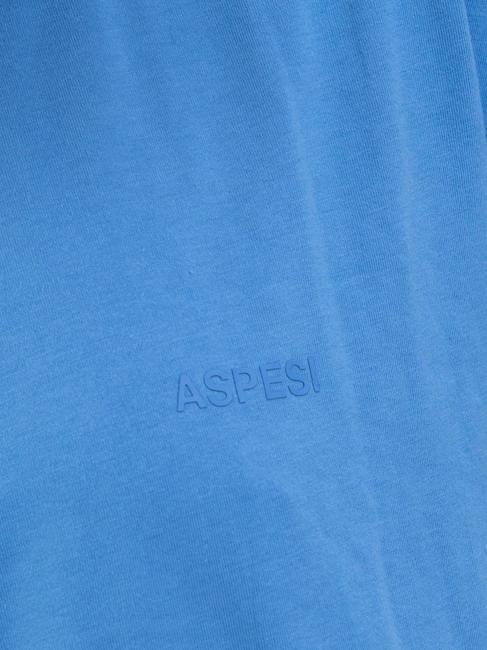 BASIC T-shirt in cotone con logo light blue - T-shirt Uomo