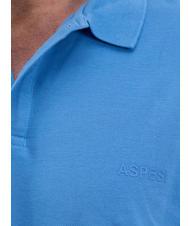 ASPESI BASIC Polo stretch manica corta light blue - Polo Uomo - 3