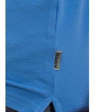 ASPESI BASIC Polo stretch manica corta light blue - Polo Uomo - 4