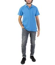 ASPESI BASIC Polo stretch manica corta light blue - Polo Uomo - 5