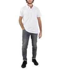 ASPESI BASIC Polo stretch manica corta white - Polo Uomo - 5