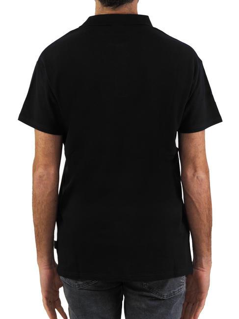 BASIC Polo stretch manica corta black - Polo Uomo