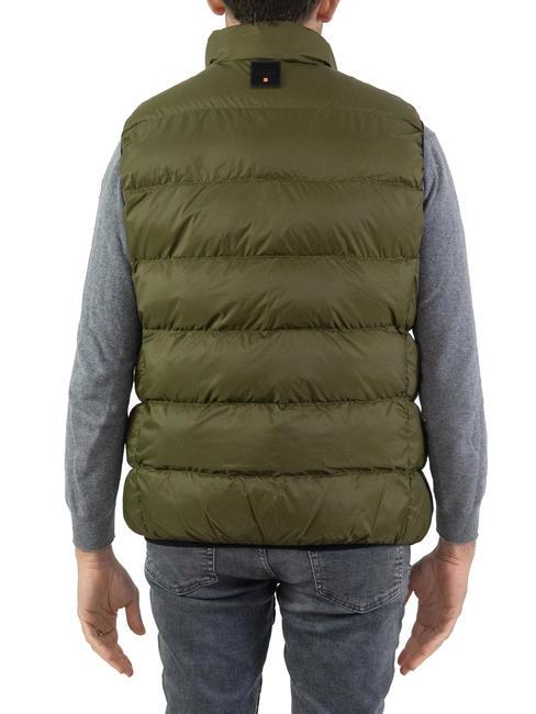 PORPOISE NY Gilet imbottito oliva cupo - Giacche smanicate Uomo