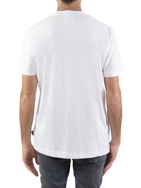 ACOSTA T-shirt in cotone white/blka - T-shirt Uomo