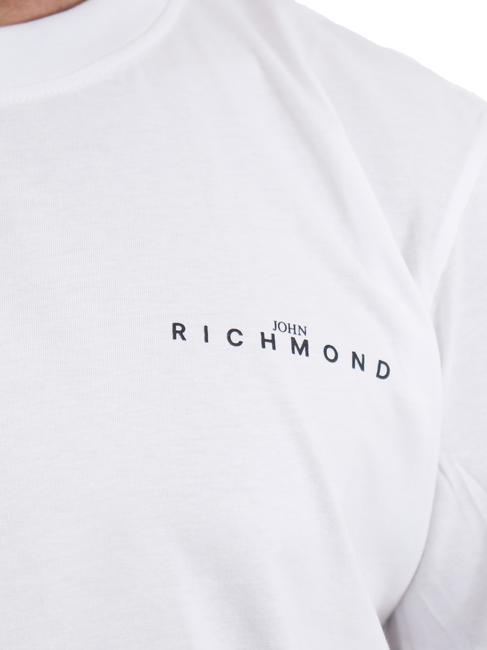 ACOSTA T-shirt in cotone white/blka - T-shirt Uomo