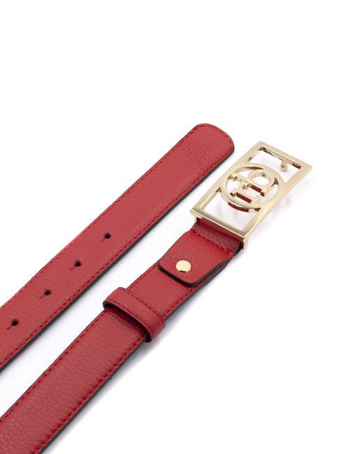 RB SQUARE Cintura in pelle rosso - Cinture