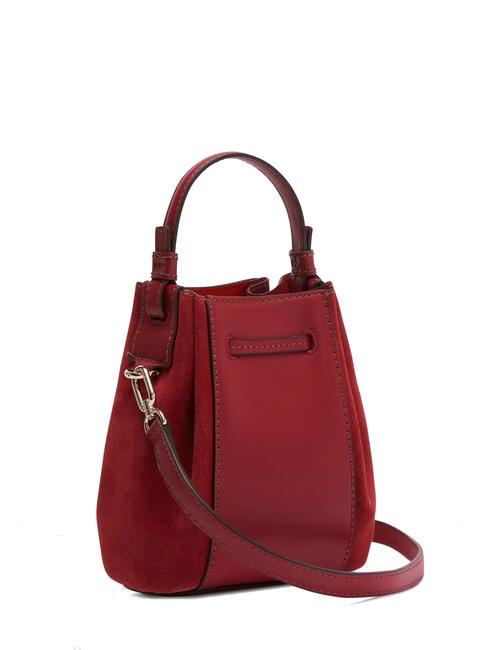MIASTELLA Borsa mini secchiello in pelle CILIEGIA d - Borse Donna