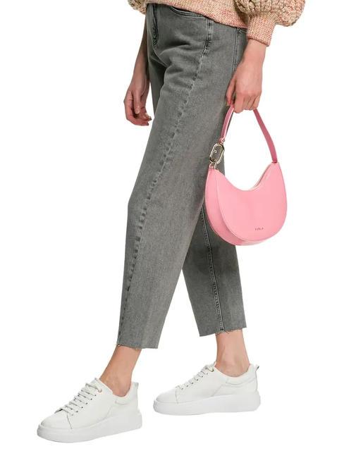 PRIMAVERA Hobo bag in pelle geranium - Borse Donna