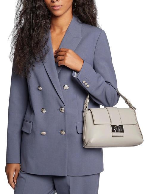 CHARLOTTE Borsa a mano, con tracolla perla - Borse Donna