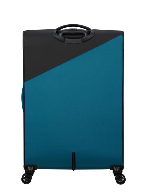 DARING DASH Trolley grande espandibile black blue - Trolley Semirigidi