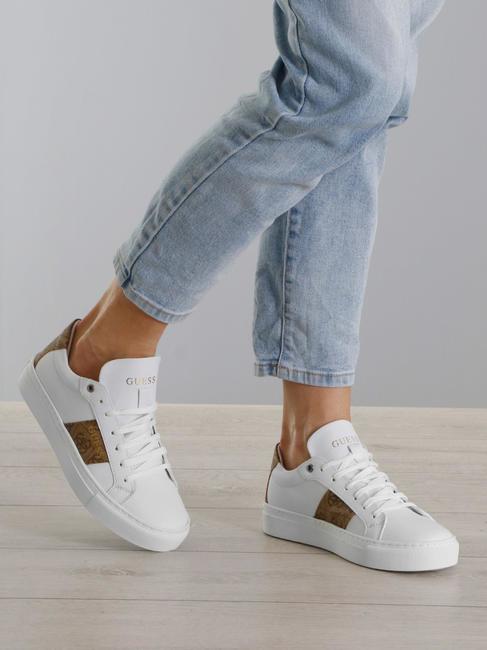TODA Sneakers basse White/Brown - Scarpe Donna