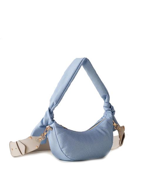 LOVER NYLON Borsa piccola a spalla con tracolla topazio/grigio chiaro - Borse Donna