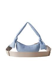 BORBONESE LOVER NYLON Borsa piccola a spalla con tracolla topazio/grigio chiaro - Borse Donna - 3