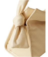 BORBONESE LOVER NYLON Borsa hobo piccola con tracolla camomilla/cuoio - Borse Donna - 3