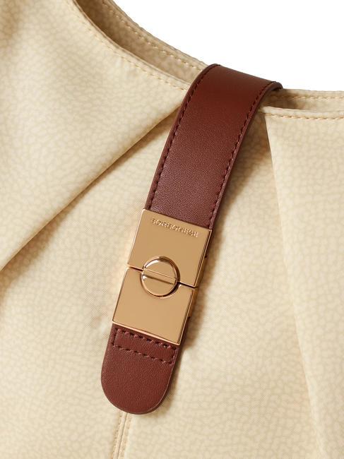 HOBO CORTINA MEDIUM Borsa a spalla camomilla/cuoio - Borse Donna