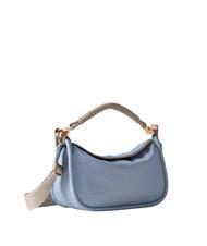 BORBONESE HORSEBACK NYLON Borsa a mano con tracolla topazio/grigio chiaro - Borse Donna - 2